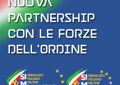DA OGGI CONVENZIONATI CON LE FORZE DELL’ORDINE